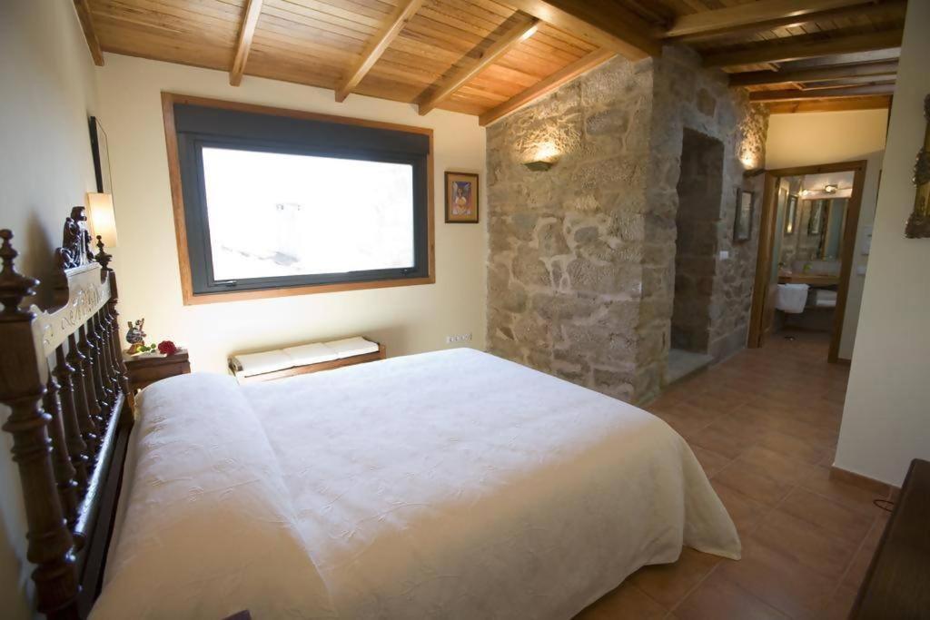 Affittacamere Casa De Afora Casa Con Piscina Y Jacuzzi Privados San Giacomo di Compostella Esterno foto
