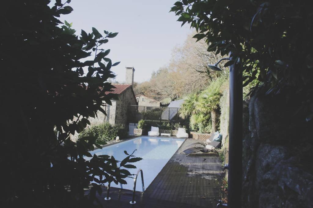 Affittacamere Casa De Afora Casa Con Piscina Y Jacuzzi Privados San Giacomo di Compostella Esterno foto